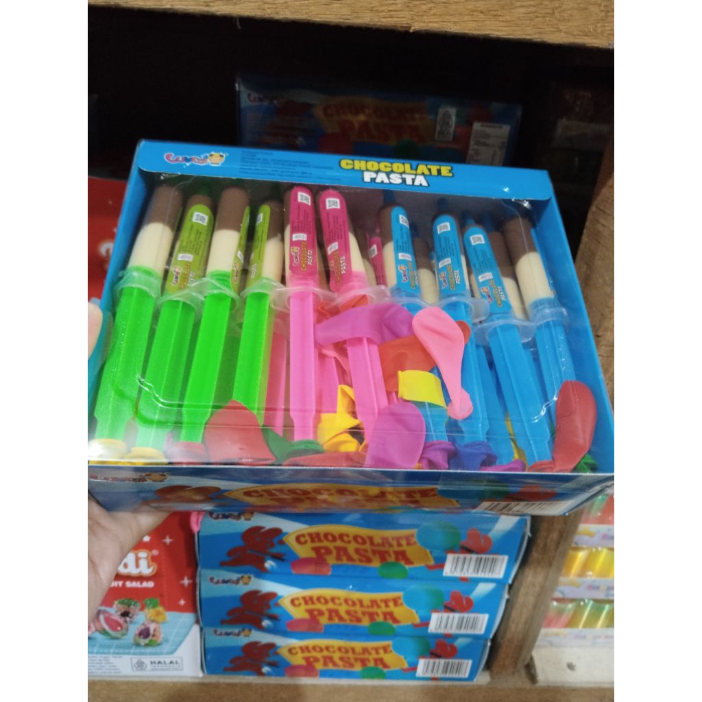Coklat pasta suntik isi 30