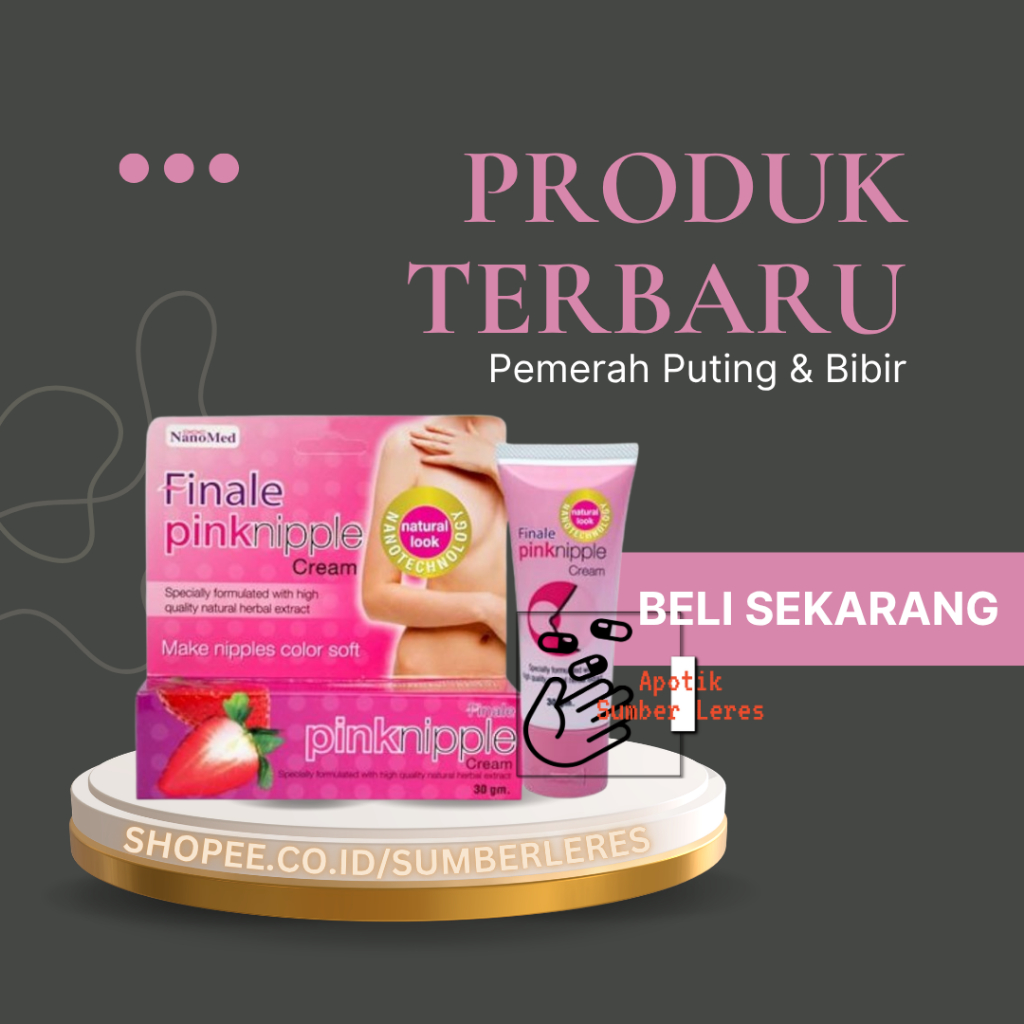 KRIM PINKNIPPLE CREAM 30gr 100% BPOM Krim Pemerah Puting Susu . Pink Nipple Original . body cream