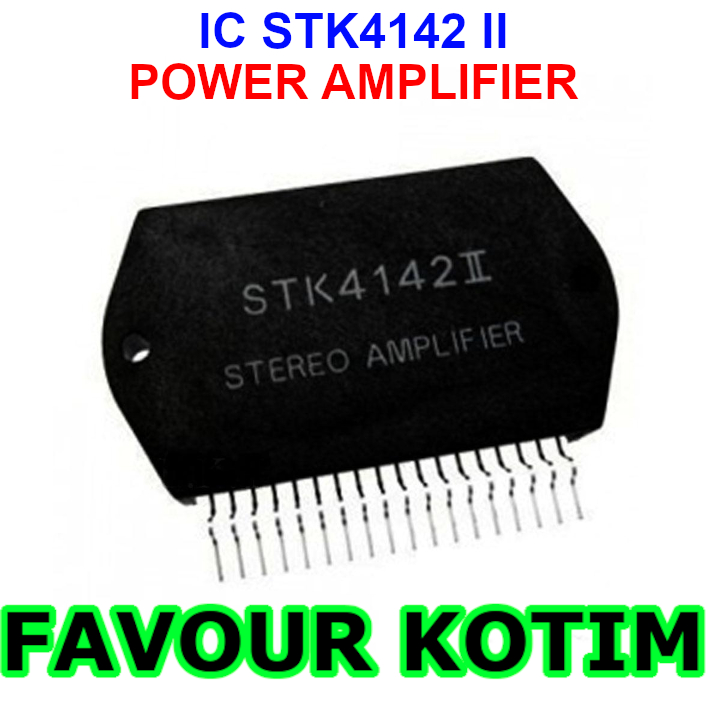 IC STK4142 II AUDIO POWER AMPLIFIER STK 4142 STK4142II 2X50W FVKOTIM