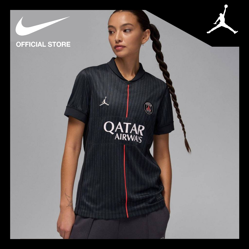 Jordan Dri-FIT Women's Paris Saint-Germain 2025/26 Stadium Fourth Soccer Replica Jersey - Off Noir [