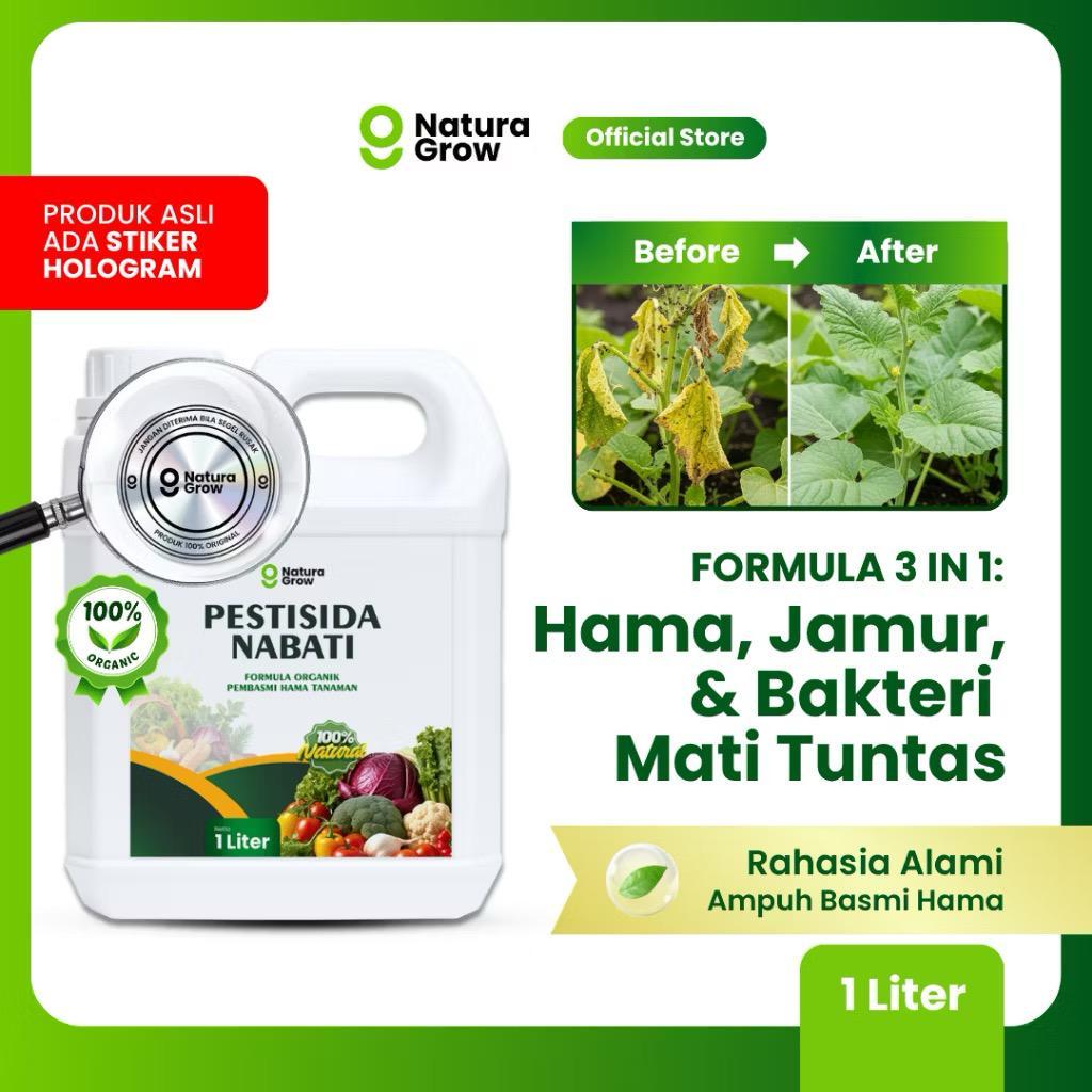 Pestisida Nabati Organik 1 Liter - Insektisida, Fungisida, Bakterisida