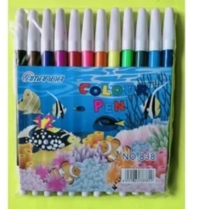12 Warna Spidol Murah/Spidol Warna Lengkap