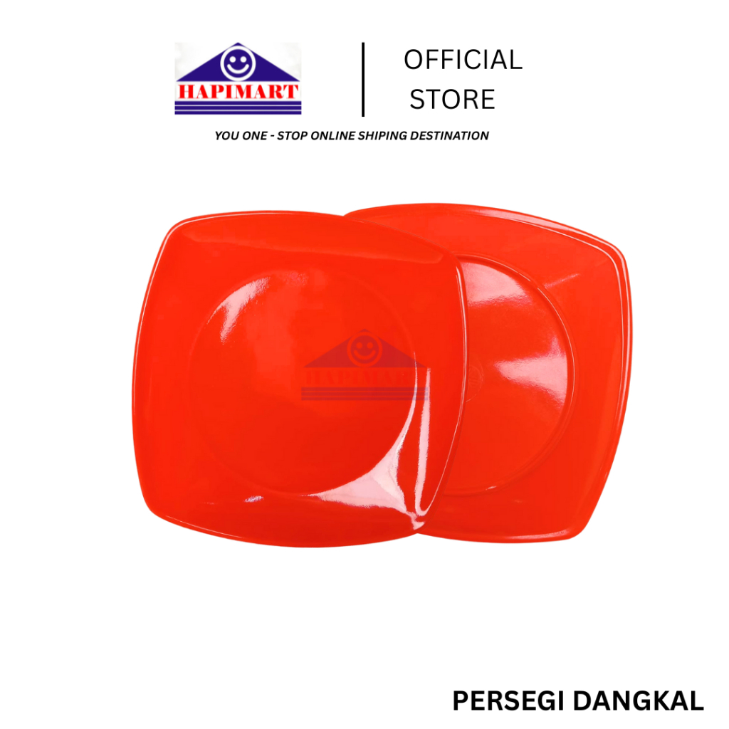 Peralatan Makan Melamin, Peralatan Makan Unik, Kebutuhan Rumah Tangga, Premium Varian Merah.