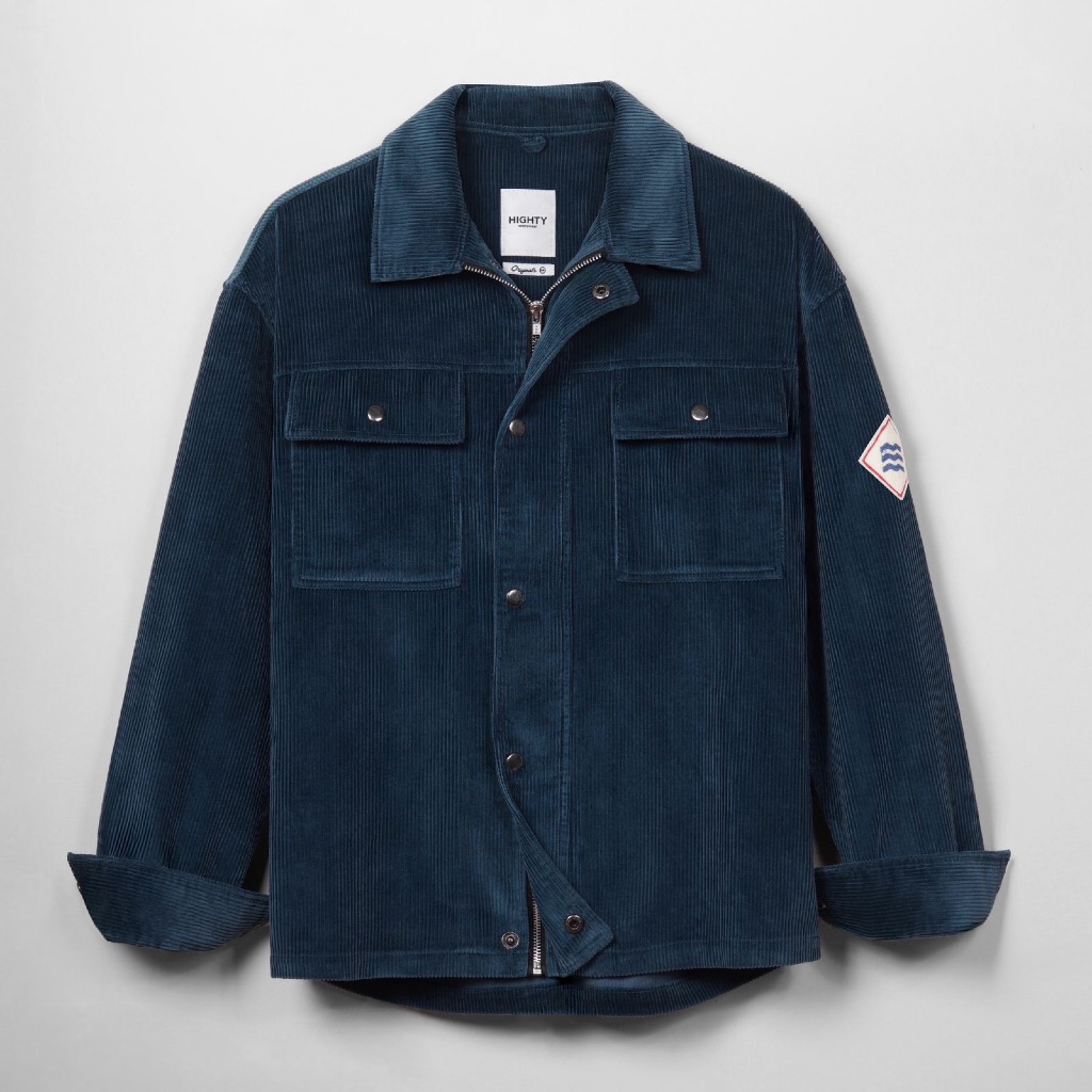 HIGHTY Archi Blue Corduroy Jacket  | Jaket Pria
