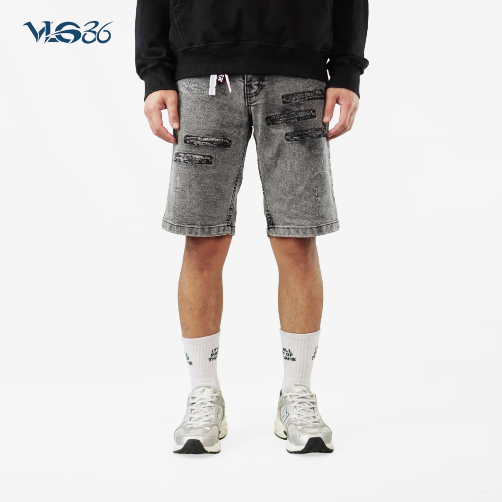 VLG36 - Celana Jeans Pendek Pria The Olise Series Rebel Celana Pendek Pria
