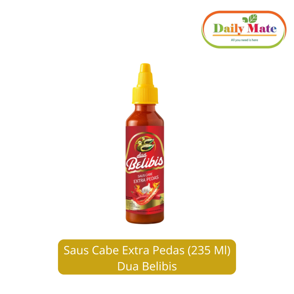 Saus Cabe Extra Pedas Dua Belibis 235 ml/saos belibis/belibis/dua belibis