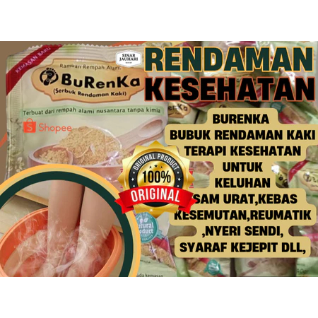 Burenka Original Ramuan Serbuk Rendaman Kaki