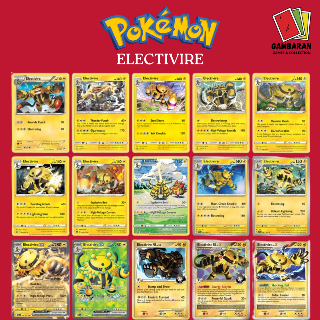 Electivire S5l SV10s Kartu Pokemon Indonesia TCG