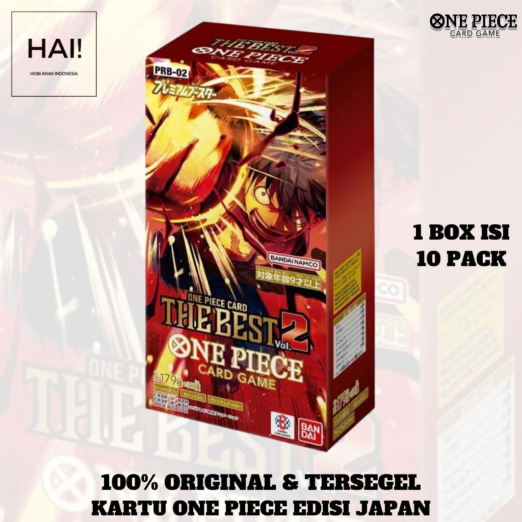 Kartu One Piece Japan Card Game Booster Box