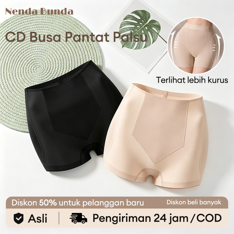 Celana Dalam Peninggi Bokong - Angkat Pantat Alami, CD Pembentuk dengan Busa Samping untuk Siluet Se