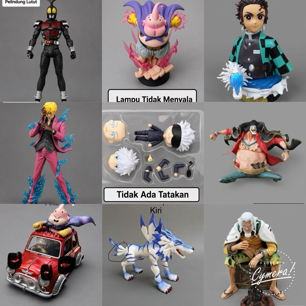 Action Figure Anime Jepang Mix Varian