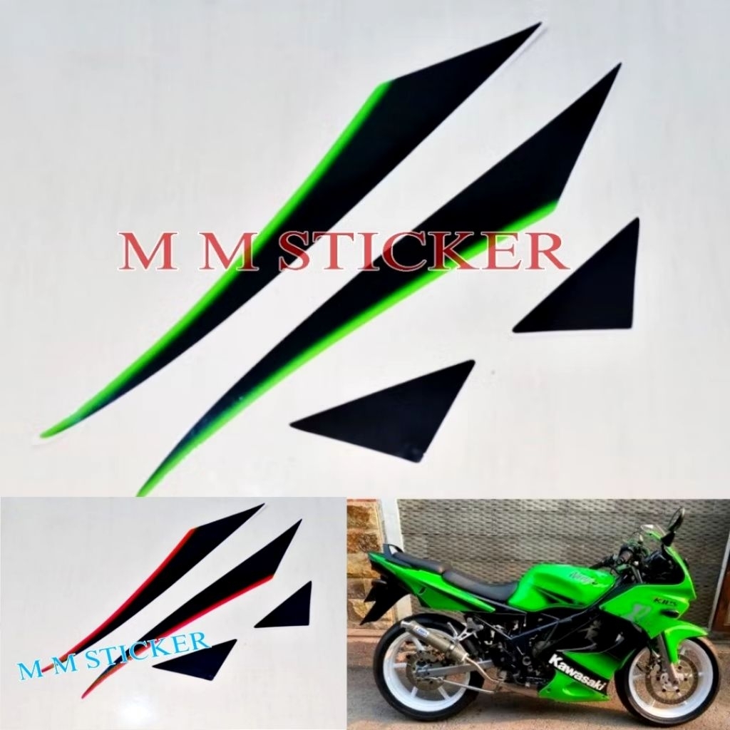 Striping Sticker Body Belakang Ninja RR OLD SE GEN 4 (Cetak HD / Bahan Premium)