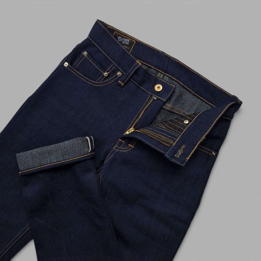 TORTUGA denim THUNDERJAW celana jeans denim, 16oz selvedge accents 2