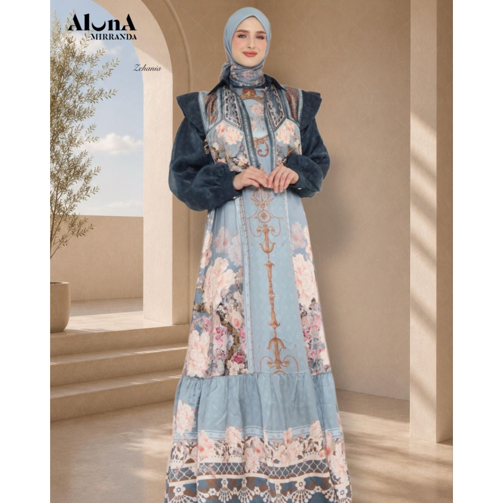 Aluna miranda Zehania series gamis muslim wanita mewah