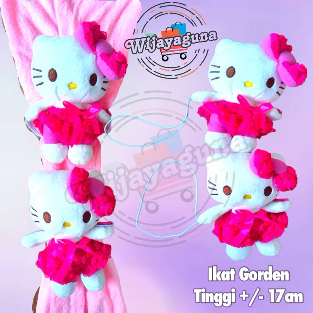 (WijayaGuna) Ikat Gorden Boneka Karakter Lucu Doraemon, Hello Kitty, Keroppi, Teddy Bear