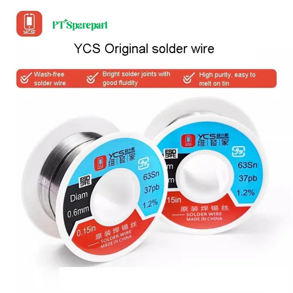 YCS KAWAT TIMAH GULUNG 0.4MM 0.6MM - SOLDER WIRE