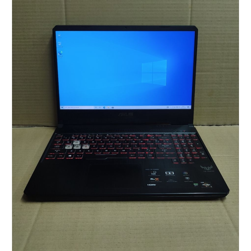 Laptop Asus Tuf Amd Ryzen 7 3750H Ram 16Gb Ssd 256Gb Hdd 500Gb