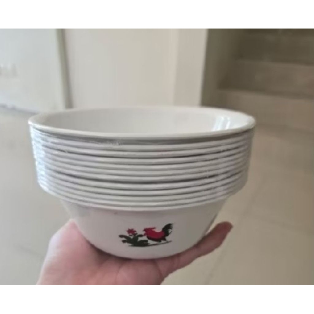Mangkuk Ayam Jago Plastik