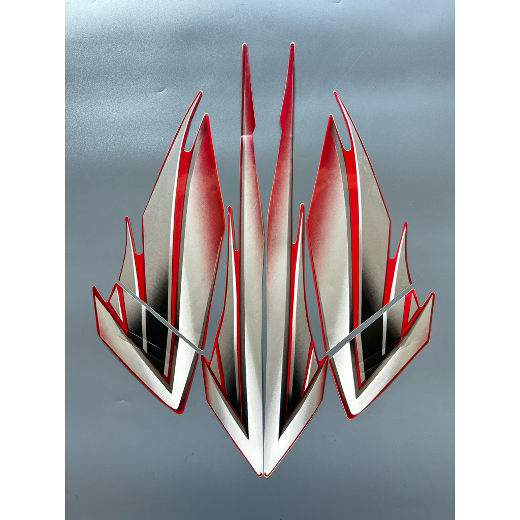 STRIPING STIKER HONDA TIGER 2005 MERAH