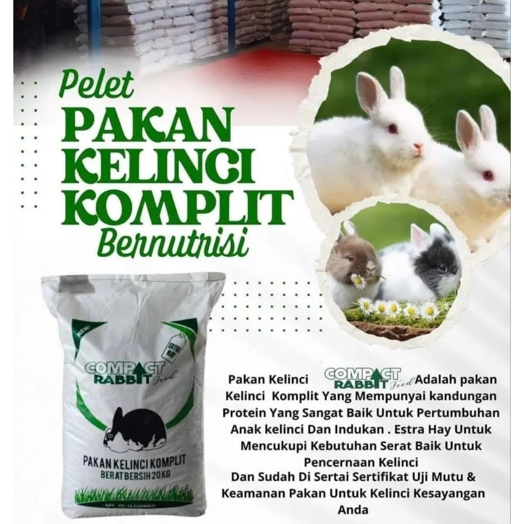 Compact feed rabbit pakan kelinci#