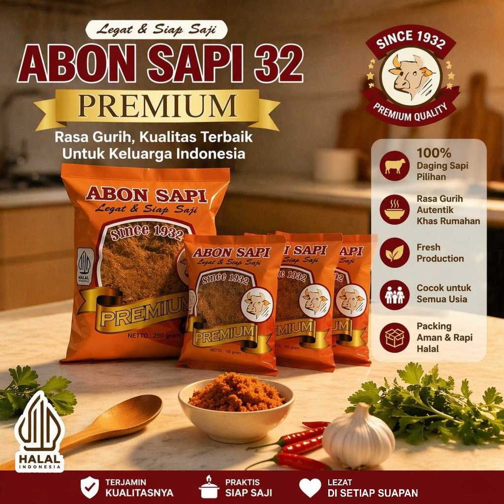 Abon Sapi 32 Premium 50 Gram