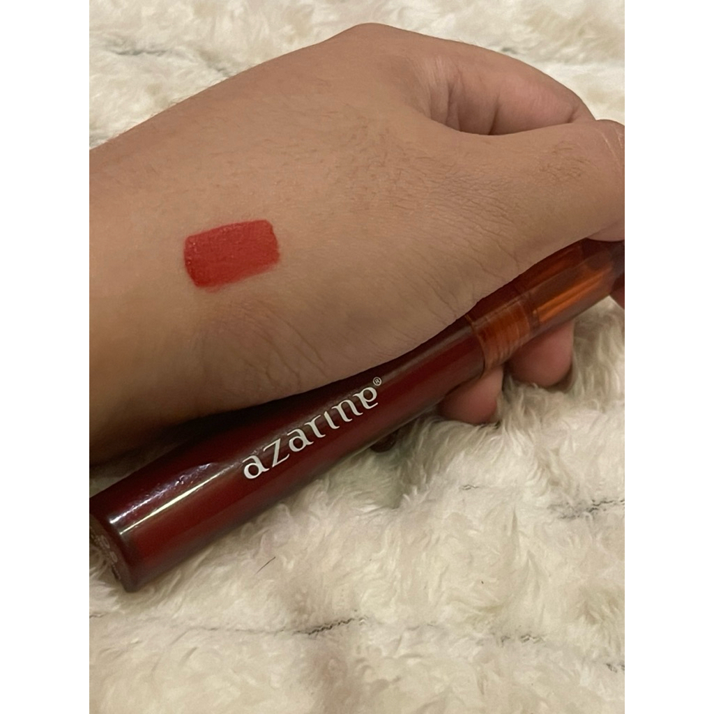preloved lip velvet cream azarine X red velvet