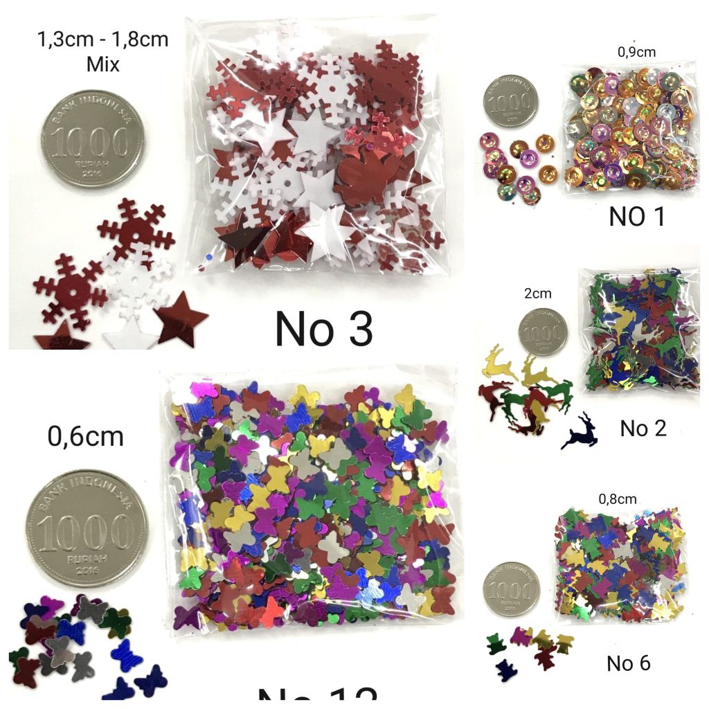 5 GRAM - BORCI | SPRINKLE | MANIK MANIK | SPRINKLE SLIME | PAYET BINTANG/BORCI PRAKARYA/SQUIN