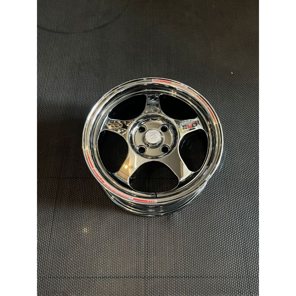 Velg spoon ring 15 black Chrome x6.5 et42 pcd 4x100