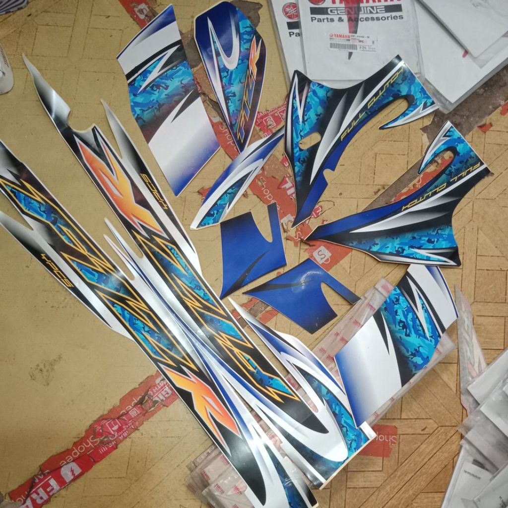 striping fizr 2005 biru original lostpack