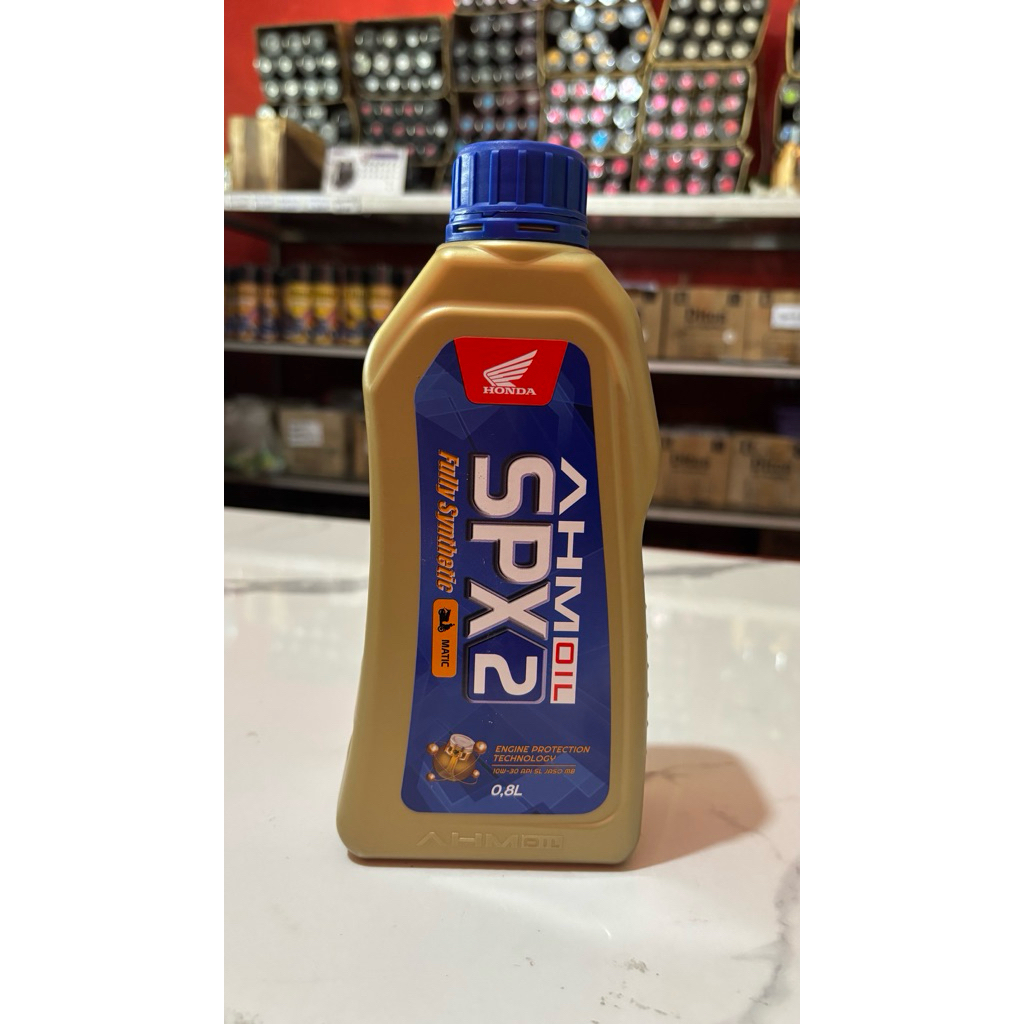 OLI MESIN SPX 2 ORIGINAL ASLI HONDA OLI SPX 2 0,8L 10W-30 MOTOR MATIC BEAT, VARIO, SCOOPY, DLL ORIGI