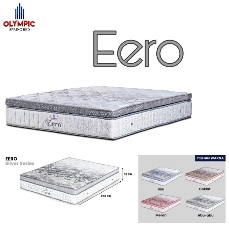 Matras Eero  / kasur springbed OLYMPIC  Eero Silver / matras eero top / tempat tidur / only jabodeta