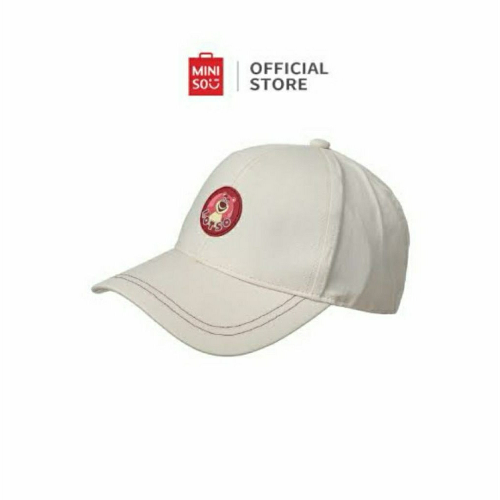 Miniso Topi Baseball Lotso Aesthetic Topi Baseball Wanita Lucu