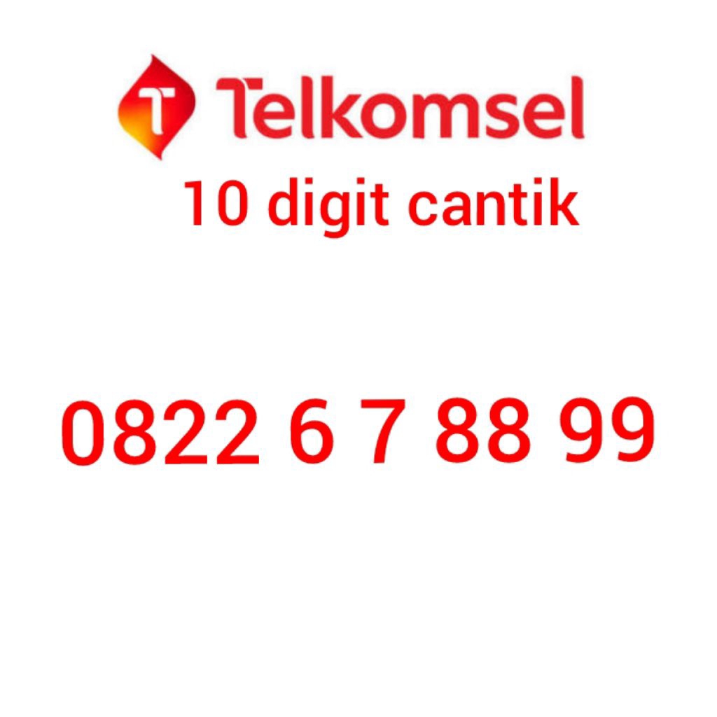 Perdana Telkomsel cantik 10 digit