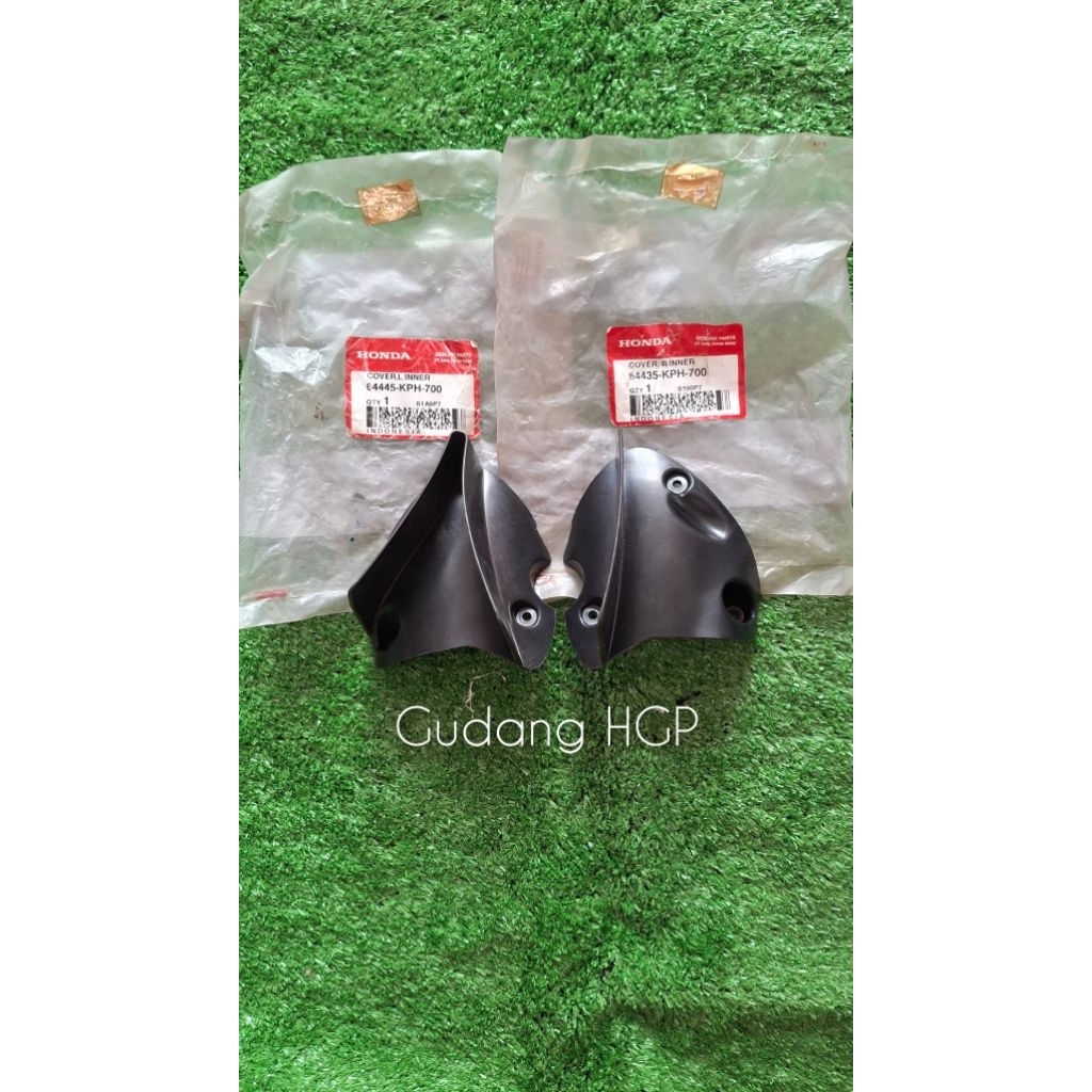 Cover L & R Inner Set Tutup Sein Reting Depan Kiri Kanan Supra X 125 Old 2005-2006 64435 64445-KPH-7
