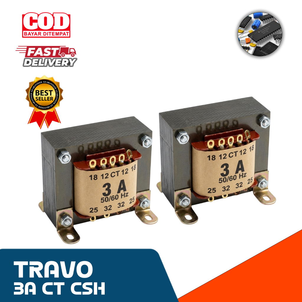 TRAFO TRAVO 3A CT 32 CSH TRAFO 3 AMPERE CT32 CSH