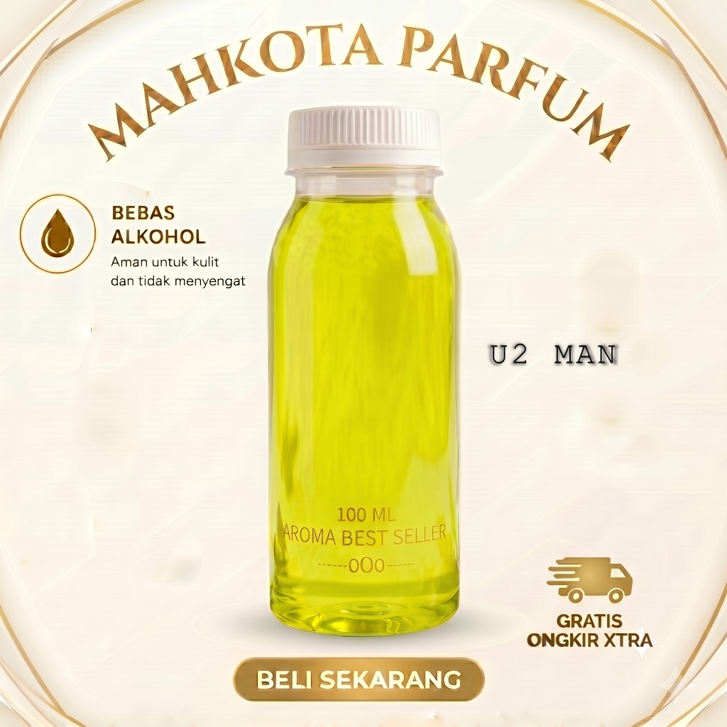 Bibit Parfum U2 MAN 100ml Non Alkohol - Wangi Super