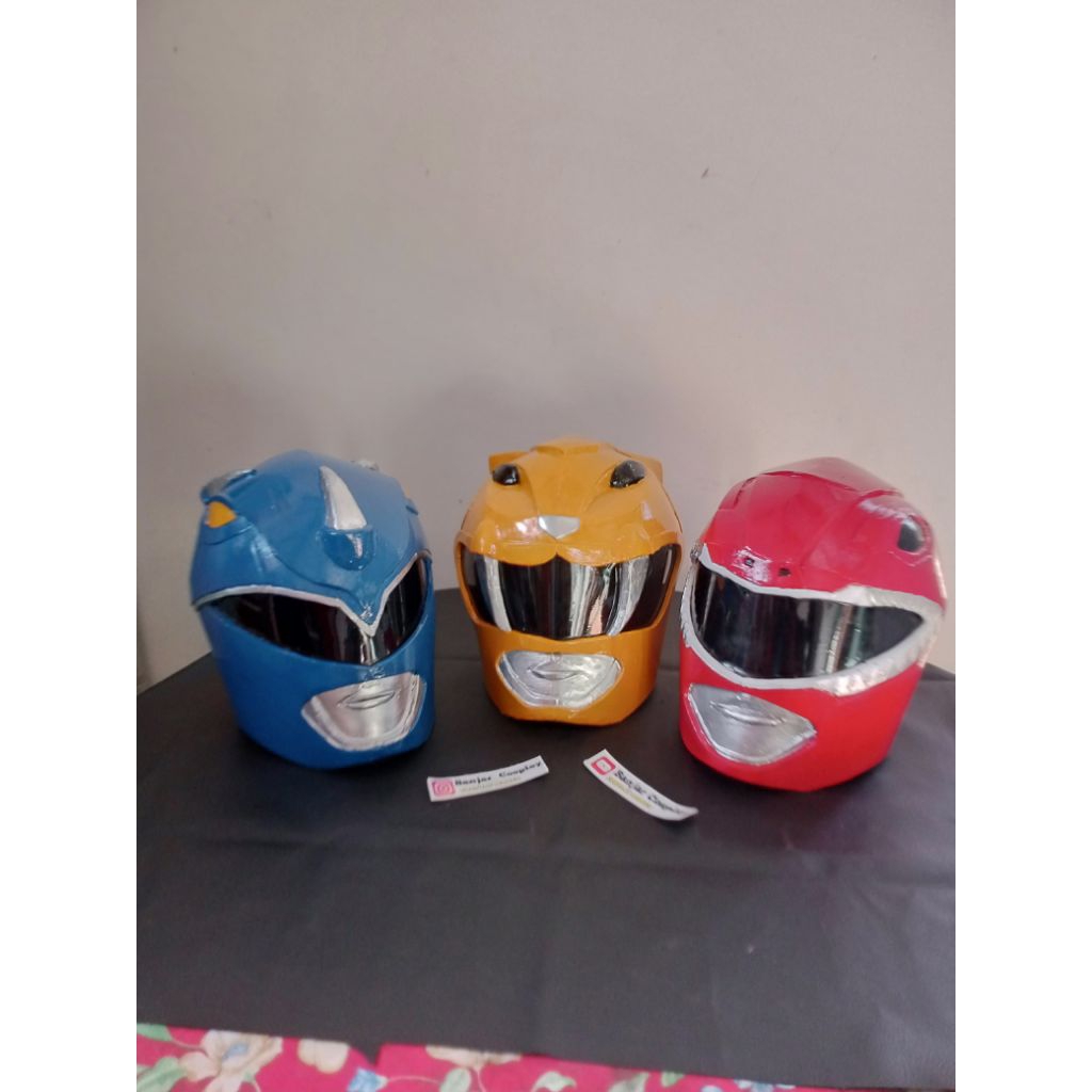 Power rangers helmet cosplay foam