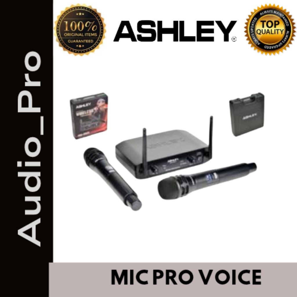 Mic Wireless Ashley Pro Voice Mic Wireless Ashley Pro Voice Original