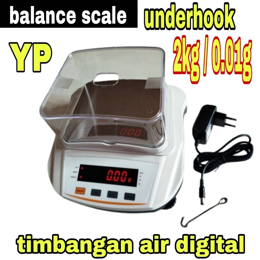 (OS) 2000gr/2kg 0.01g timbangan digital emas lab obat 2 kg 0,01g
