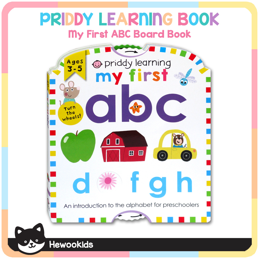 [Priddy Books] Priddy Learning My First ABC Board Book With Turn the Wheels