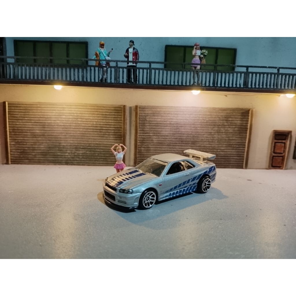 Hot wheels r34 nissan Skyline brian