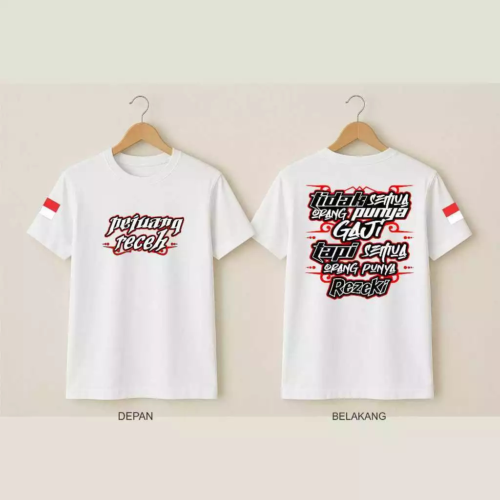 Kaos Distro     PEJUANG RECEH    kaos Distro KATA KATA Kaos    PEJUANG RECEH   Cotton Combed Pria da