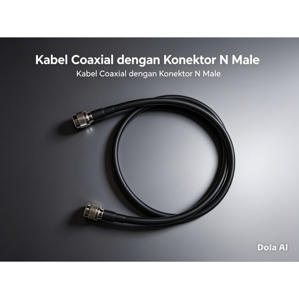 KABEL COAXIAL  KONEKTOR N MALE - N MALE