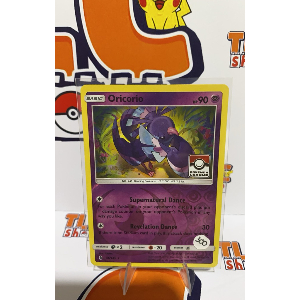 Kartu Pokemon English Oricorio 56/145 Pokemon League