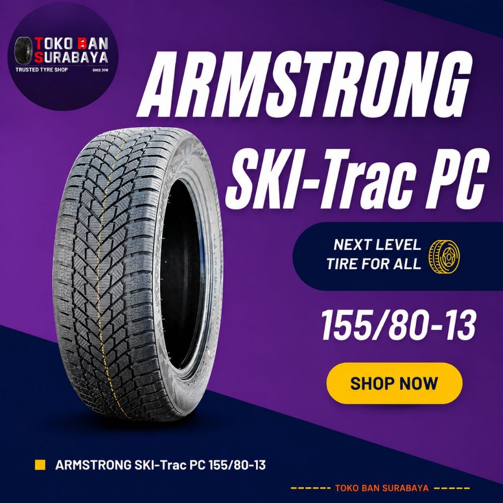 Ban Mobil ARMSTRONG 155/80-13 R13 R 13 SKI-Trac PC untuk calya sigra  agya ayla