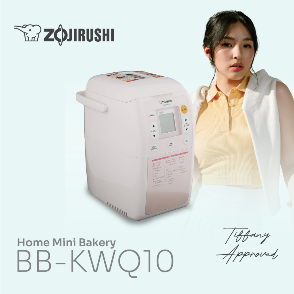 Zojirushi BB-KWQ10 PL Mesin Pembuat Roti - Pastel Pink