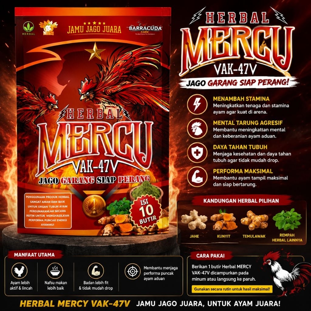 HERBAL AYAM (JAMU ) MERCU AK-47