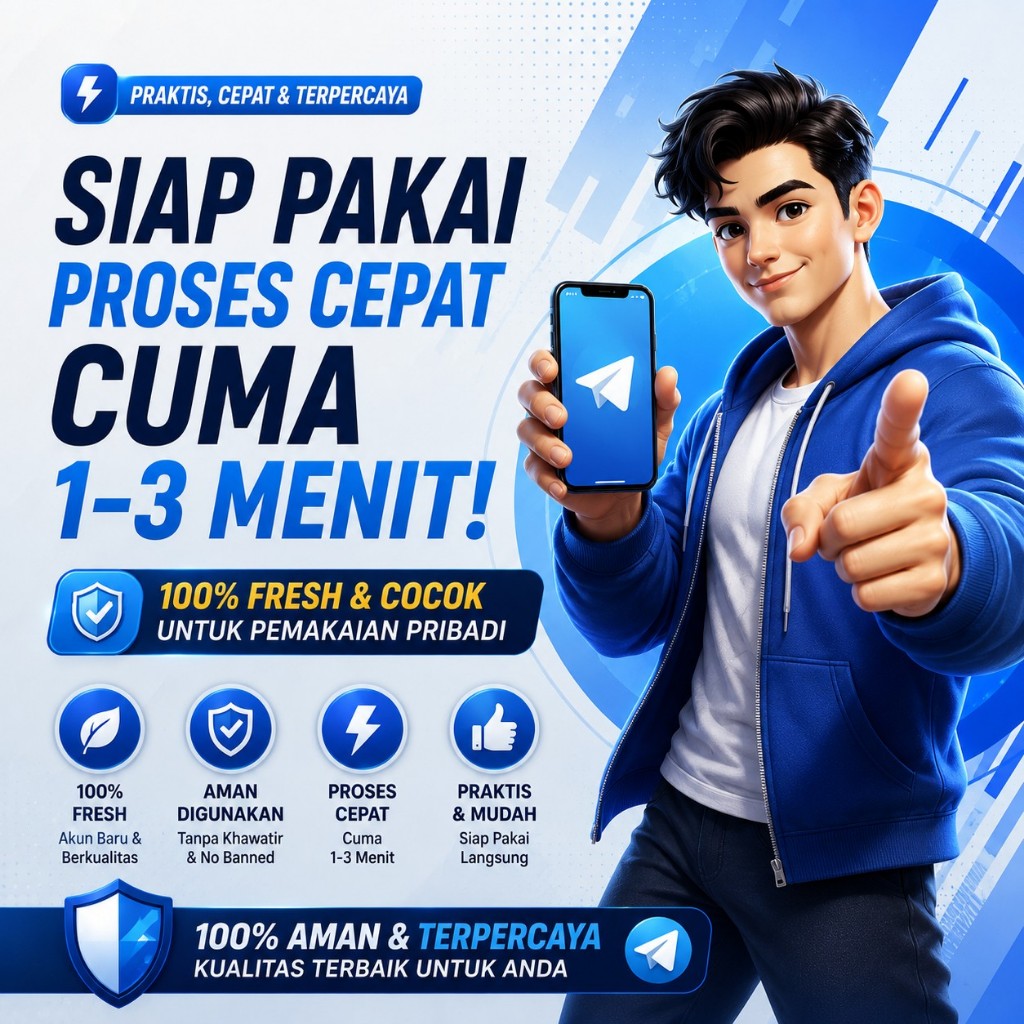 Akun Telegram fresh 100% Aman