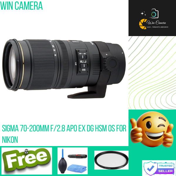 Lensa Sigma 70-200mmF/2.8 DG OS HSM for Nikon / sigma 70-200mm for nikon