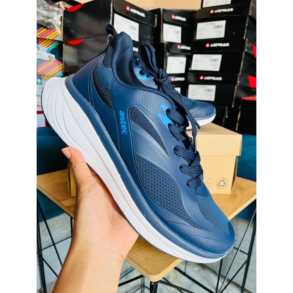 Sepatu Astec Metron Running Navy Size 41 Original Sale SportStation